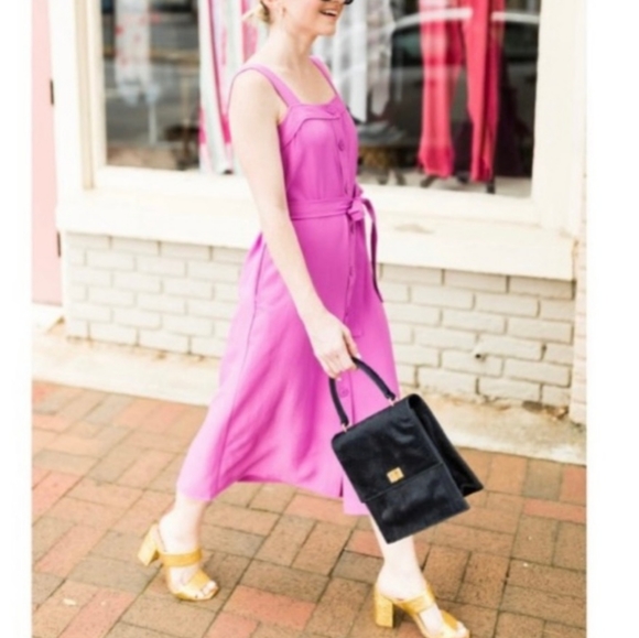 Purple Everlane Japanese GoWeave Picnic Dress - Picture 2 of 15